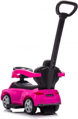 Laufrad mit Schubstange Mercedes-Benz 3in1 rosa