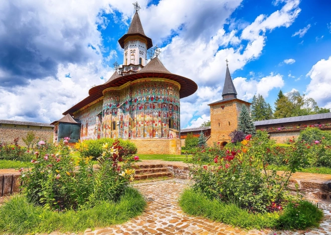 ENJOY Puzzle Kloster Sucevita 1000 Teile