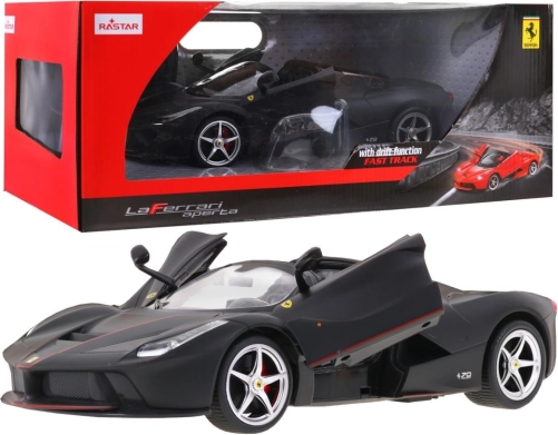 Rastar Ferrari LaFerrari Aperta 1:14 ferngesteuertes Auto 2,4 GHz – schwarz