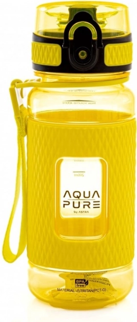 Gesunde Trinkflasche Aqua Pure 400 ml Gelb