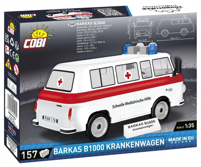 Konstruktionsspielzeugauto Barkas B1000 SMH3
