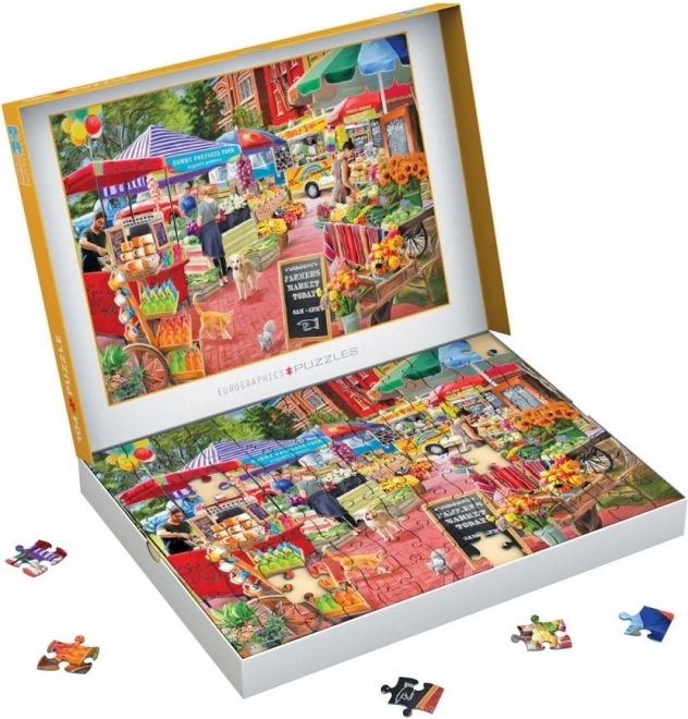 Eurographics Puzzle Tag auf dem Bauernmarkt 104 Teile
