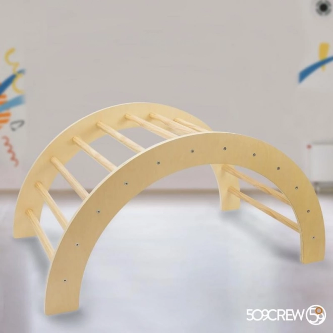 Kletterbogen 2-in-1 natürlich für Kinder