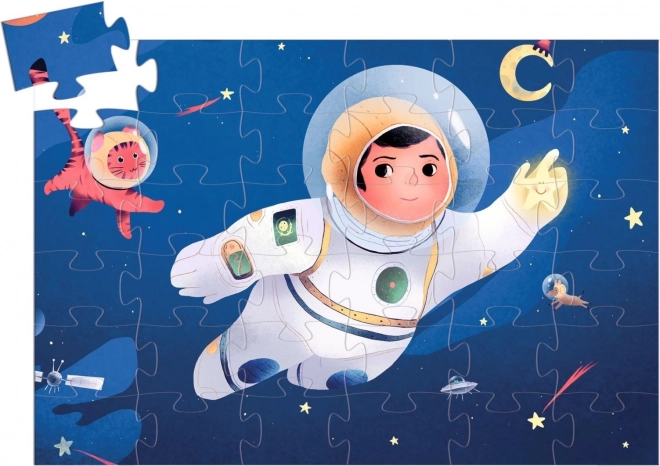Puzzle Astronaut auf dem Mond 36 Teile