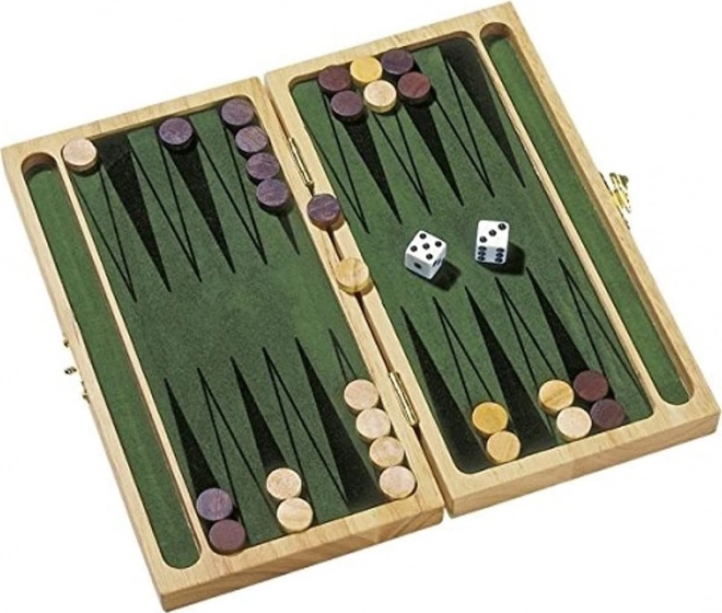 Vrhcáby Backgammon im Holzdesign