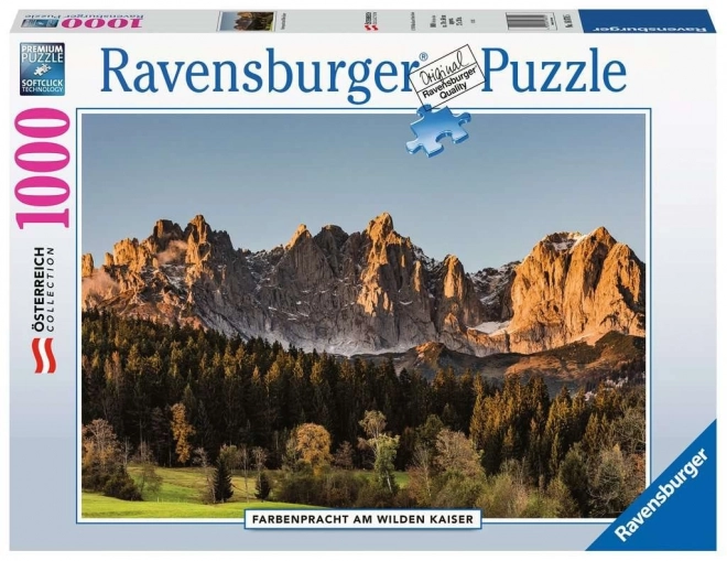 Ravensburger Puzzle Farbiger Wilder Kaiser, Österreich – 1000 Teile