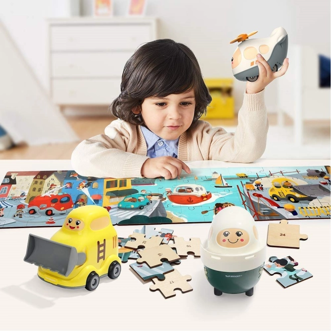 Einfaches Puzzeln dank nummerierter Teile
