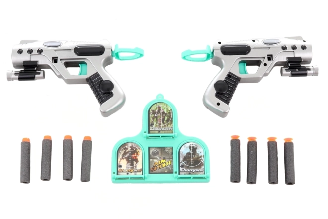 Set von Weltraumpistolen