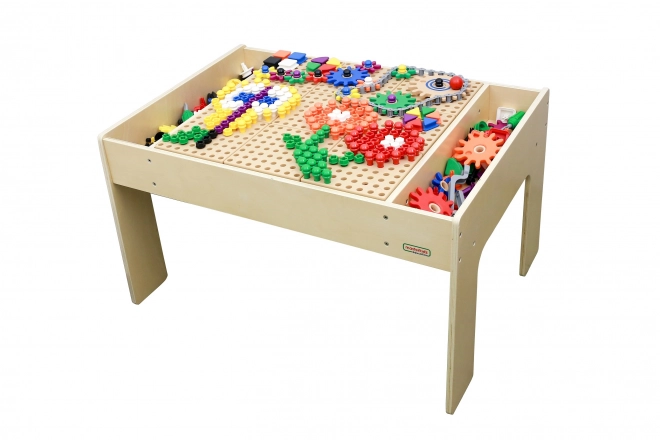 Masterkidz Holz-Bildungstisch mit Zubehör STEM-Wand