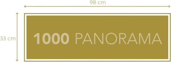 Clementoni Panoramapuzzle Disney Bösewichte 1000 Teile