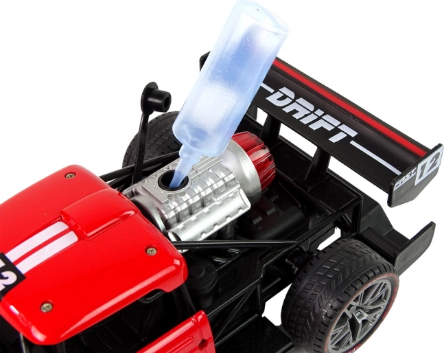Dampfeffekt aus dem Auspuff für realistisches Fahren