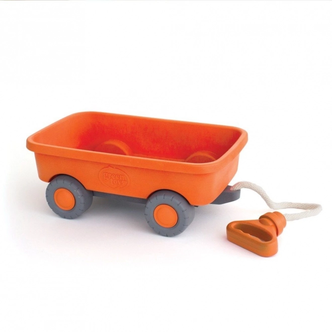 Orangenfarbener Ziehwagen von Green Toys