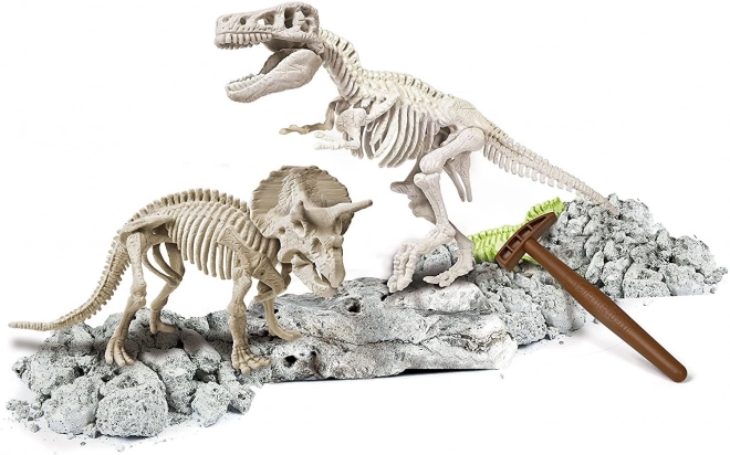 Clementoni Science&Play: T-Rex und Triceratops Ausgrabungsset