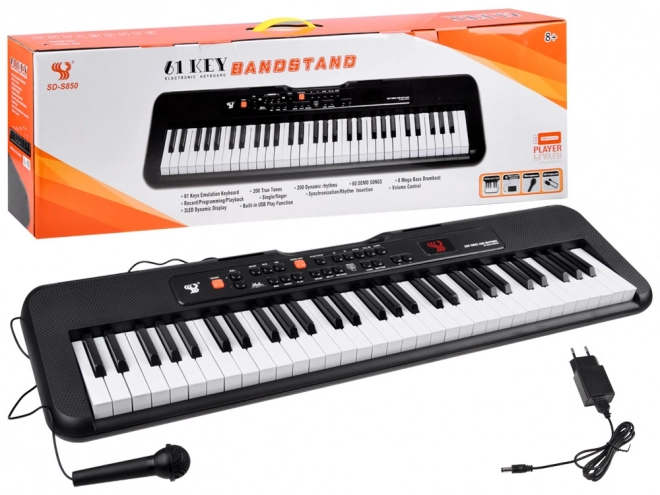 Großer multifunktionaler Keyboard mit Mikrofon