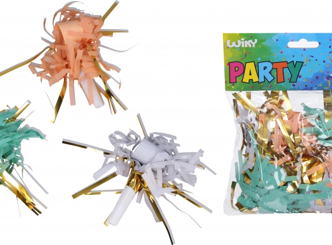 Partypfeifen in Pastellfarben