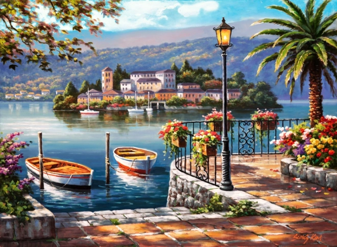 Puzzle See im Hafen 1000 Teile