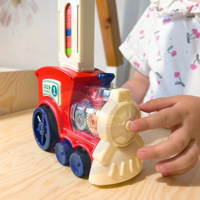 Elektrische Lokomotive für Dominosteine von Woopie