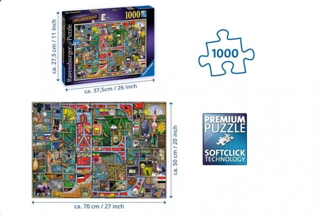 Ravensburger Puzzle Unglaubliches Alphabet E & F 1000 Teile