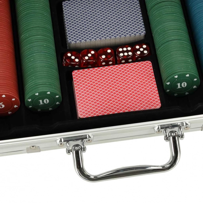 Poker Set im Koffer mit 500 Chips und 2 Kartendecks