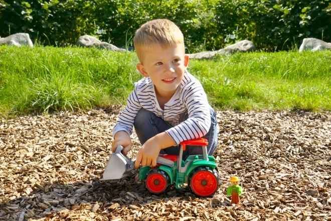 Truxx Traktor mit Schaufel in Geschenkbox