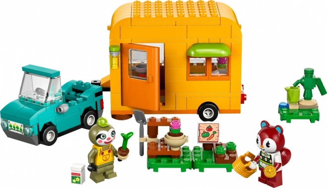 Leif und sein Wohnwagen und Gartenladen - LEGO Animal Crossing