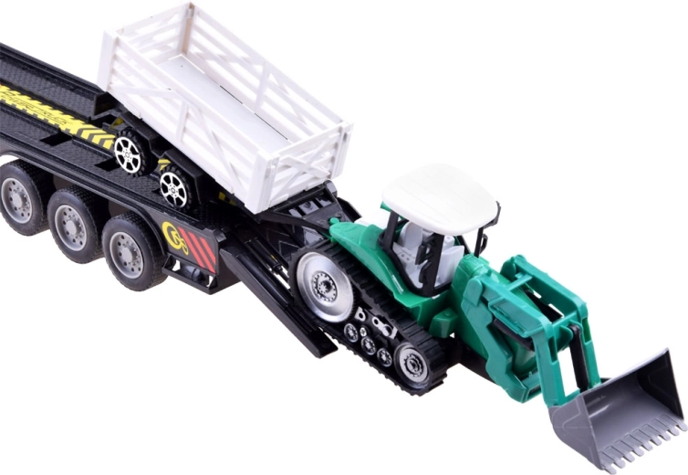 Traktor mit Anhänger ohne Batterien