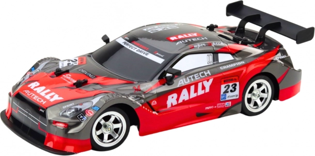 RC-Rennwagen für Drift, rot-schwarz, 30 km/h, 1:16