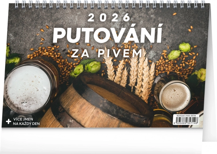 Tischkalender Bierreisen 2026