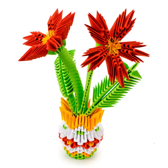 Dekorative Blumen in einer Vase