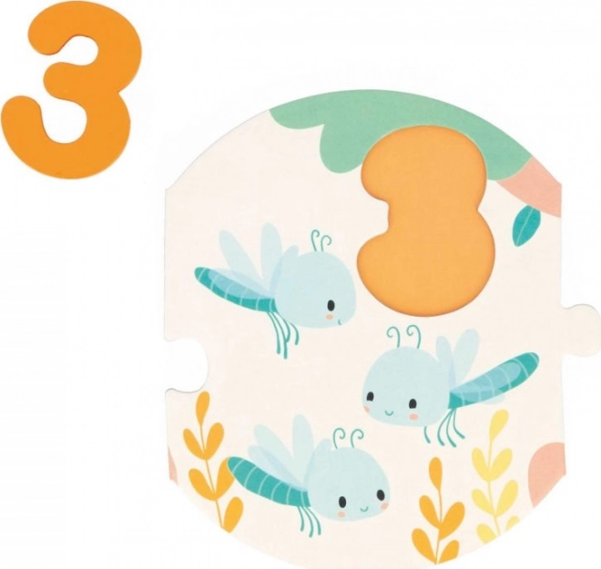Janod Steckpuzzle Meine ersten Zahlen 2-in-1