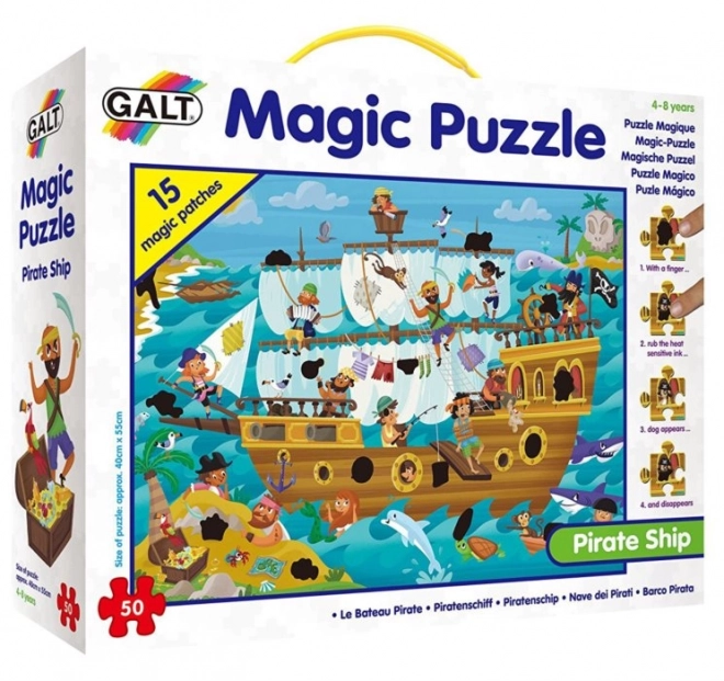 Magisches Puzzle Piratenschiff für Kinder