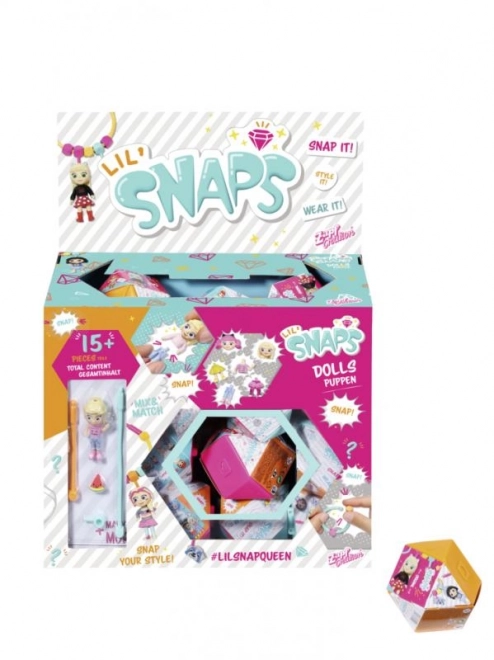 Wechselbare LIL' SNAPS Puppen und Schmuckset