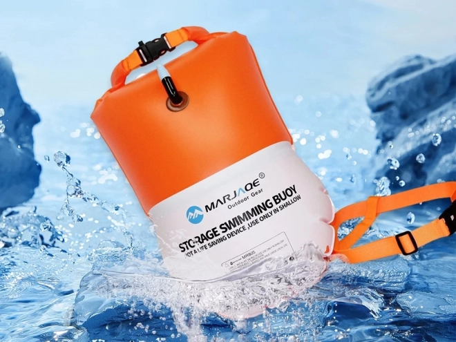 Aufblasbare Schwimmboje Trockensack 10L