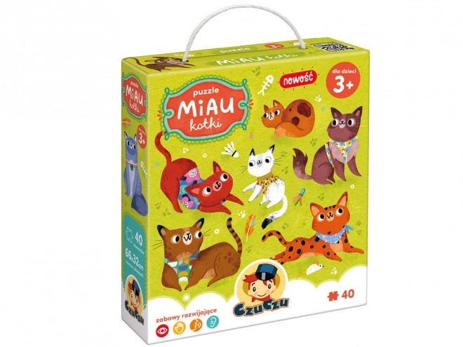 Czuczu Puzzle Miau Katzen 3+