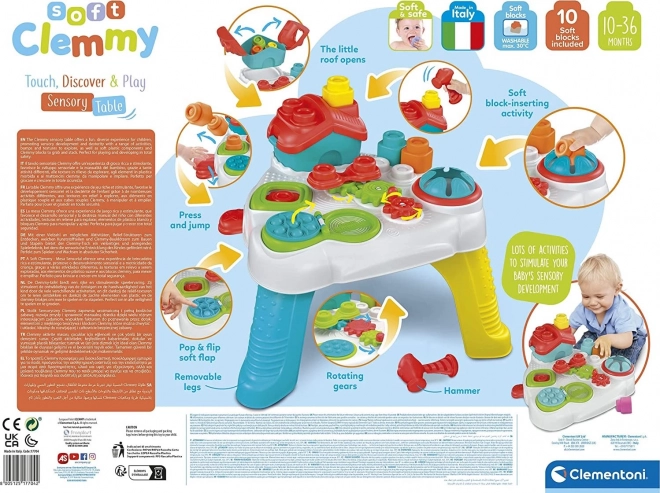 Clementoni Soft Clemmy Sensorischer Spieltisch