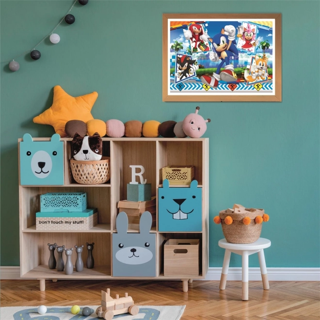 Puzzle Sonic 24 Teile Maxi für Kinder