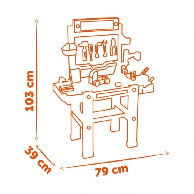 Kinderspielzeugwerkbank Black+Decker Bricolo Ultimate