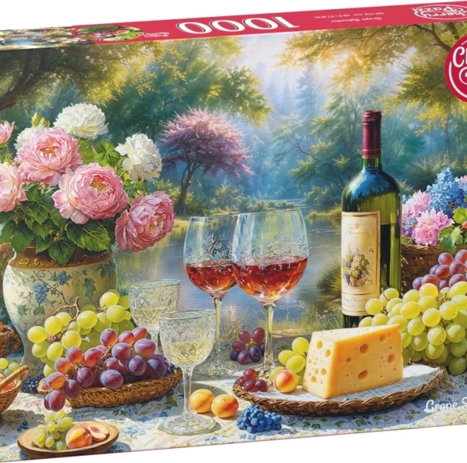 Cherry Pazzi Puzzle Wein Stilleben 1000 Teile