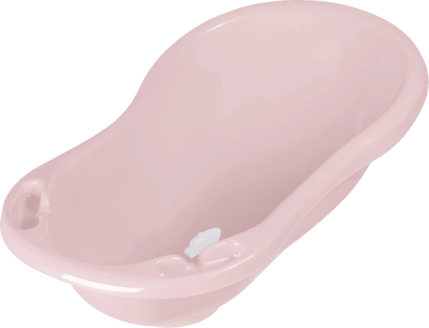 Babybadewanne mit Stöpsel Pure 84 cm – Nordisches Rosa