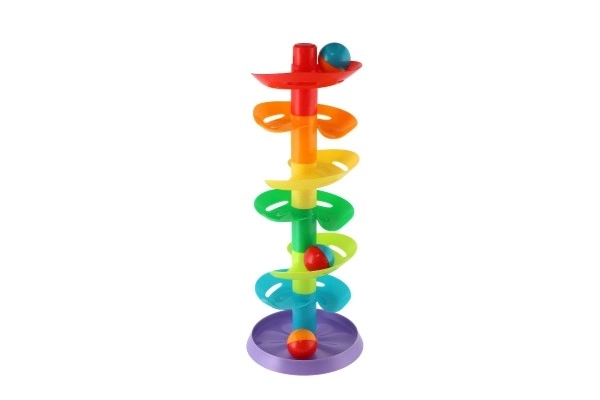 Bunte Kugelbahn Turm 50cm