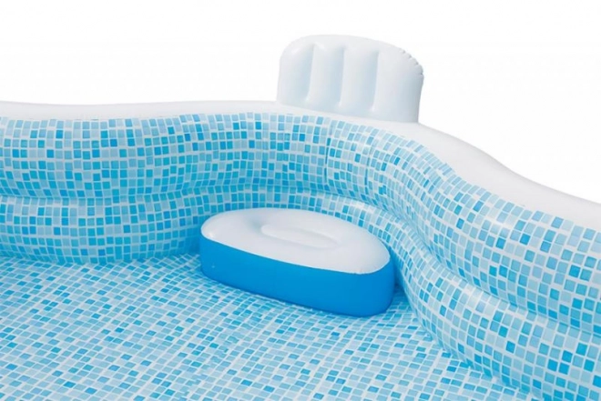 Familien-Aufblaspool Elegant mit Sitzen