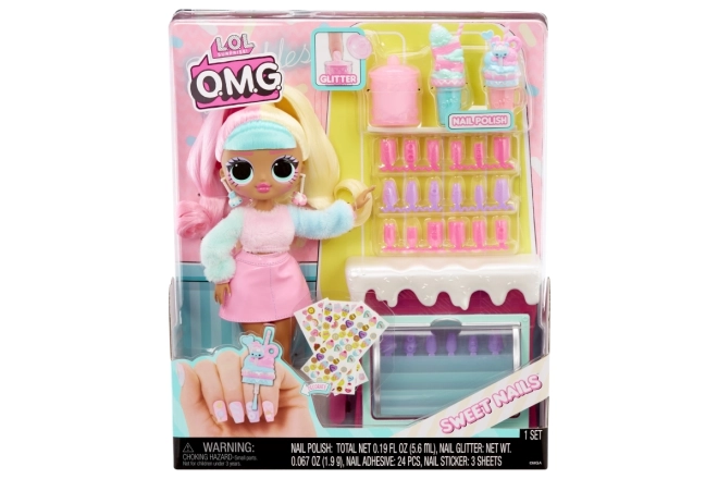 L.O.L. Surprise! OMG Nagelstudio mit Puppe Candylicious Sprinkles Shop