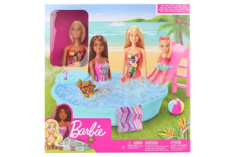 Barbie Puppe mit Schwimmbecken