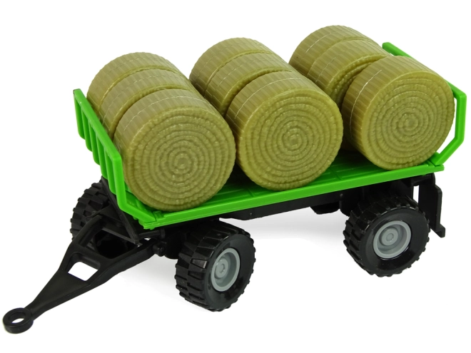 Abnehmbarer Anhänger mit Heuballen