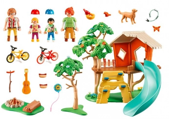 Spielset Family Fun Baumhaus mit Rutsche