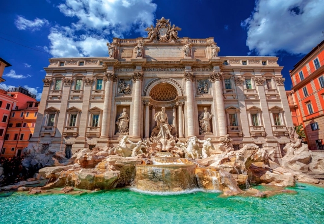 Puzzle 1500 Teile Fontana di Trevi