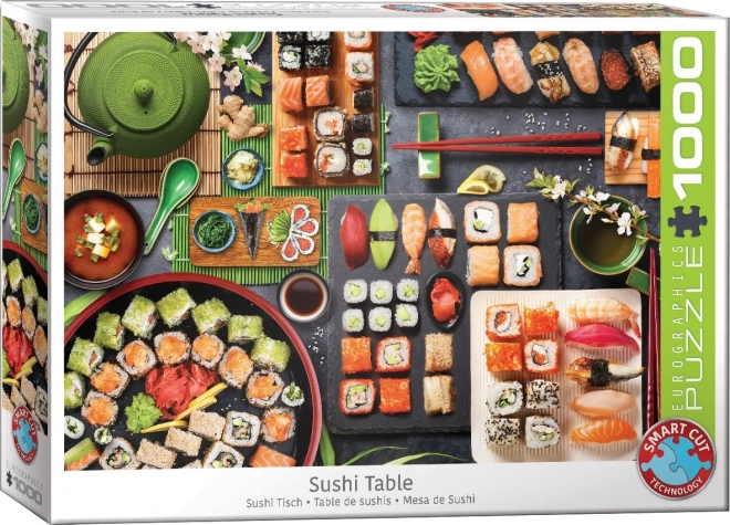 Eurographics Puzzle Sushi-Tisch 1000 Teile
