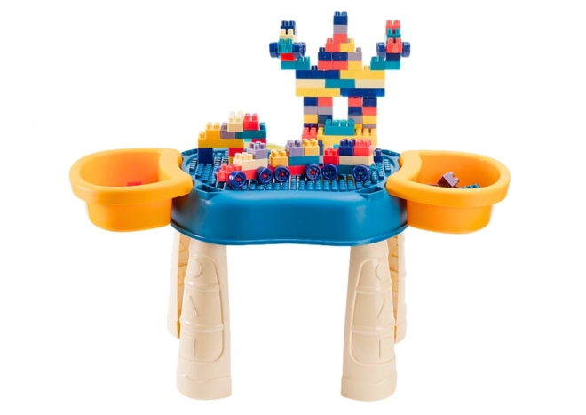 Multifunktioneller Tisch 4-in-1 blau