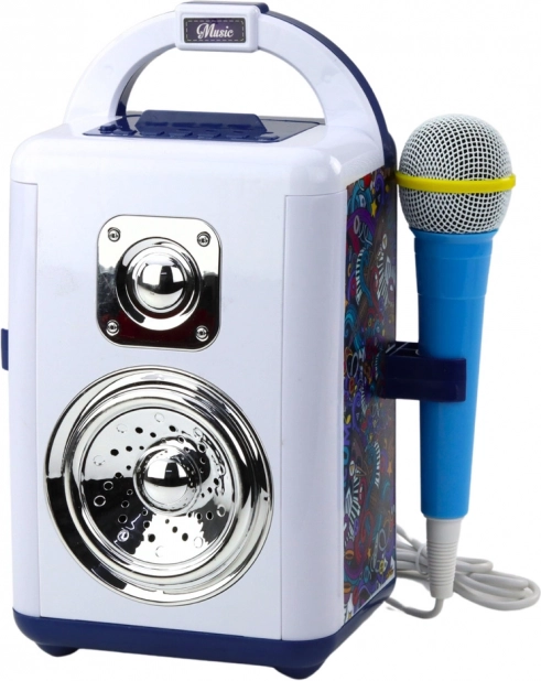 Interaktives Musik-Set mit Mikrofon und LED-Lichtern