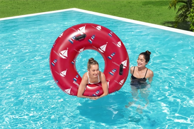 Schwimmring Haie Blau 119 cm – Schiffe und Leuchttürme